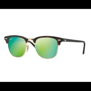 Ray-ban Clubmaster Tortoise Flash lenses